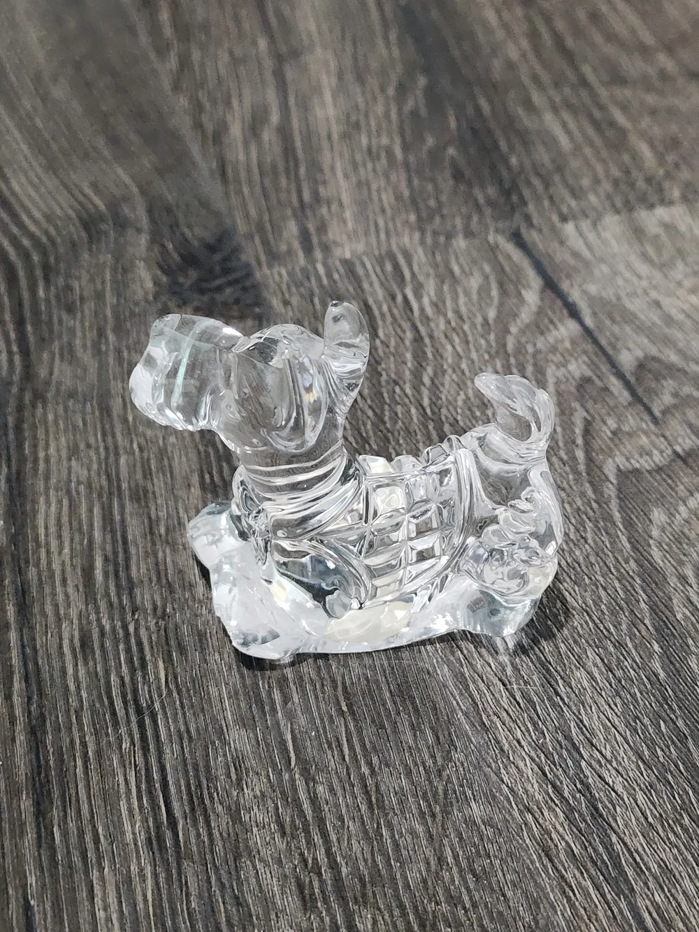 Princess House German Glass Crystal Scottie Terrier Dog Paperweight Figure